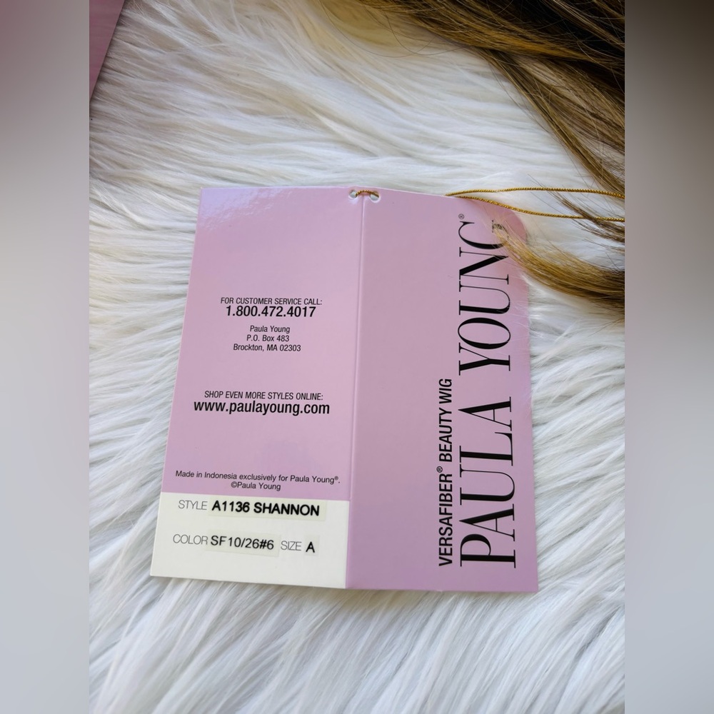 Paula Young Versafiber Shannon Wig – Style A1136 – Color SF10/26#6 Average Size - Picture 2 of 10